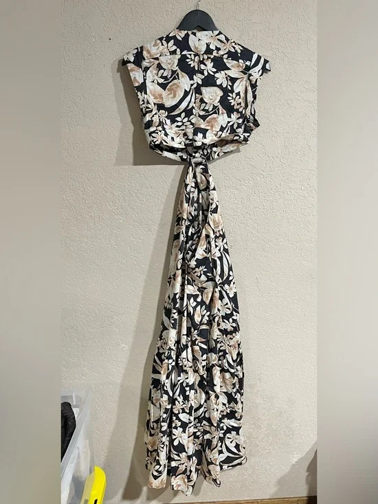 Jason Wu | Floral Cut Out Maxi Dress Size: Small - Picture 6 of 6